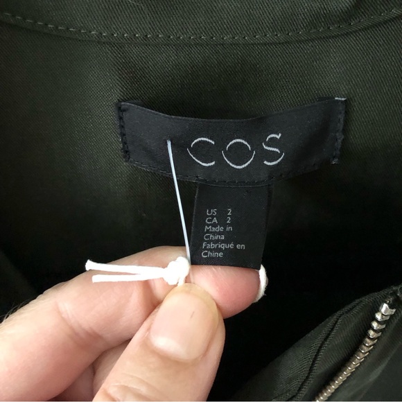 COS Women's Green Zip-Up Dress - Picture 6 of 16